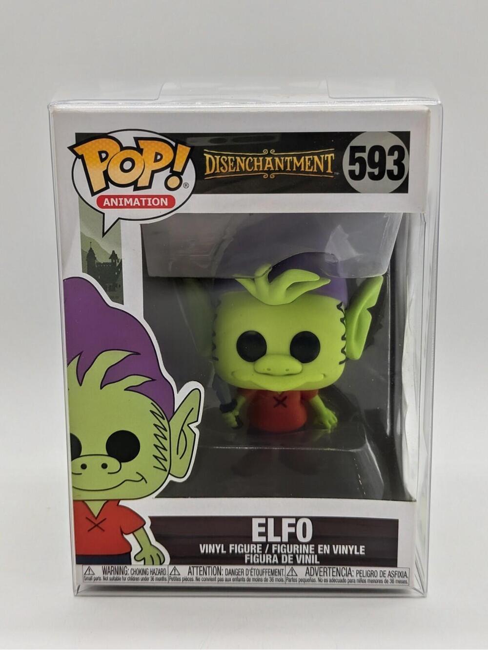 Funko Pop! Vinyl: Disenchantment - Elfo #593 Animation Figure + Protector